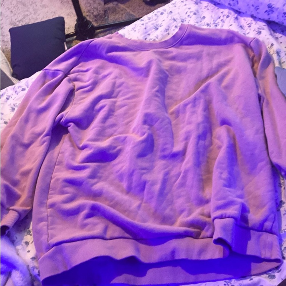 huge oversized crew neck